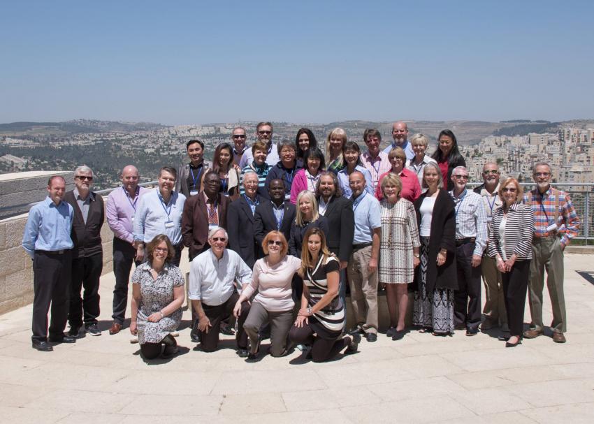 Seminar participants and staff at Yad Vashem, April - May 2017